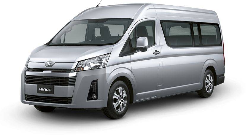 toyota Hiace with driver