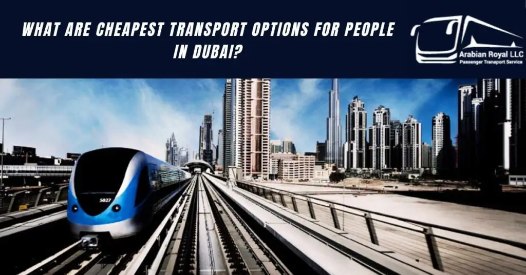 cheapest transport options in Dubai