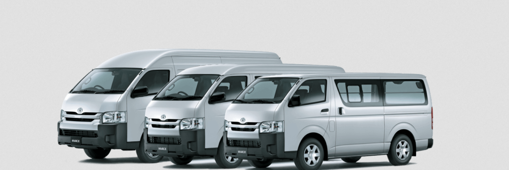 Types of Toyota Hiace Van